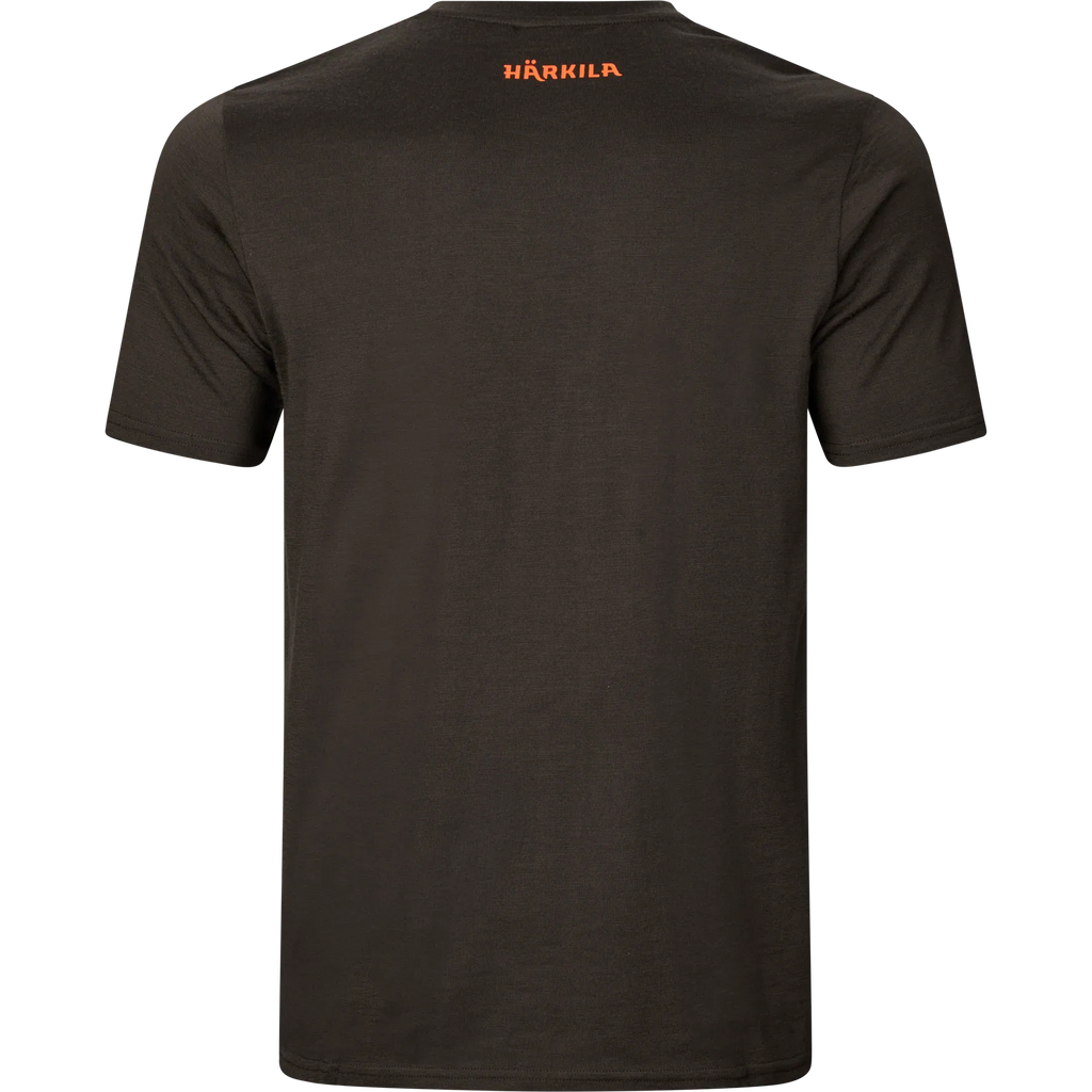 Härkila Game S/S t-shirt - Shadow brown wildboar