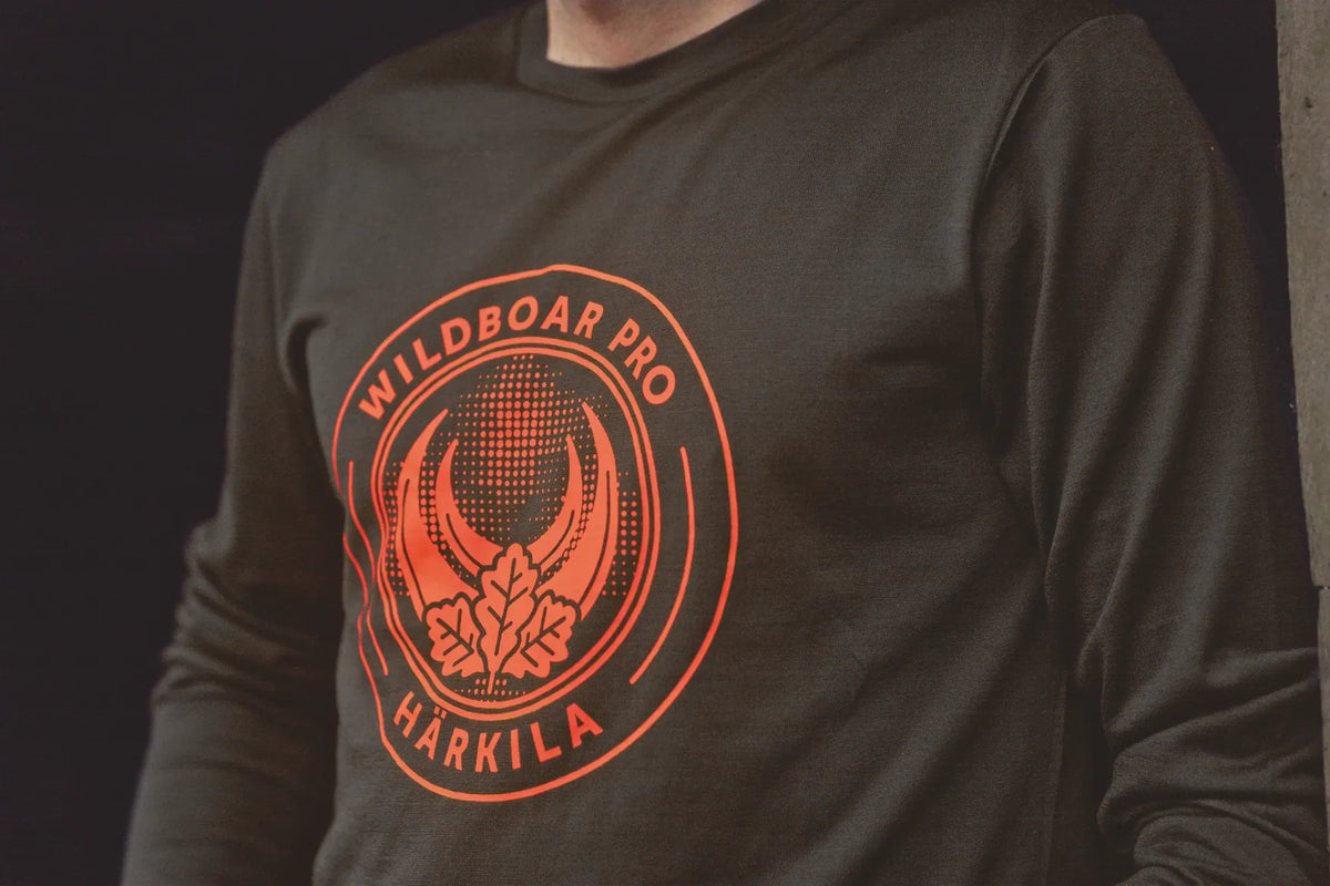 Härkila Game L/S t-shirt - Shadow brown wildboar