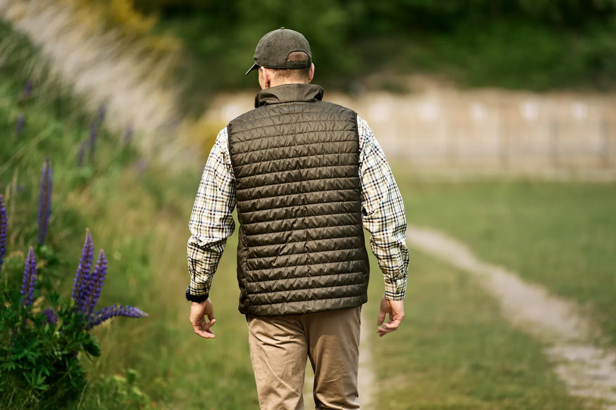 Härkila Kalix HSP waistcoat - Willow green/Shadow brown