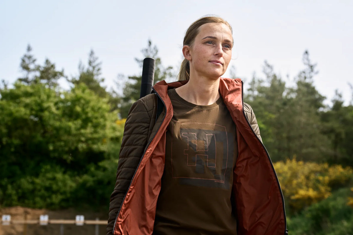 Härkila Kalix HSP jacket W - Shadow brown/Arabian spice