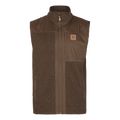 Härkila Kalix fleece waistcoat - Dark earth