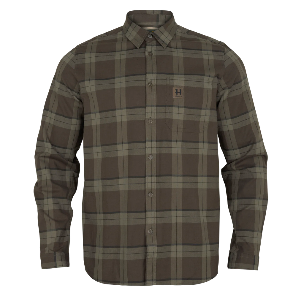 Härkila Fjell L/S shirt - Green check