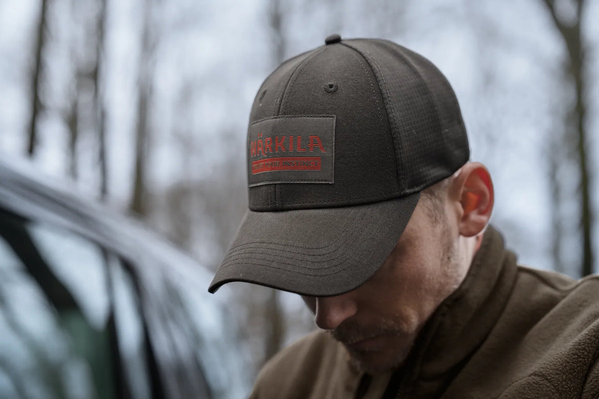 Härkila logo cap - Shadow brown