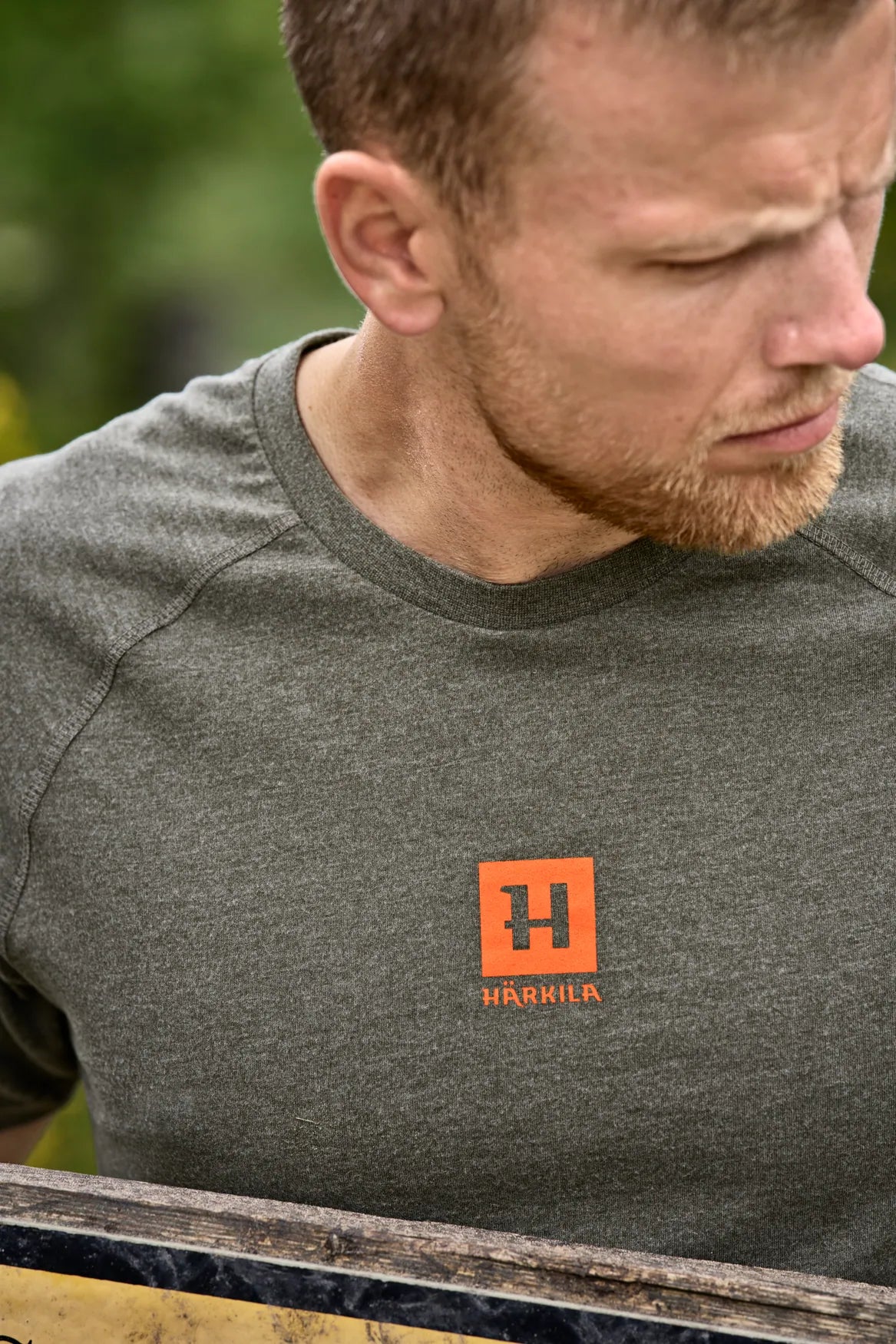 Härkila Instinct S/S t-shirt - Green melange