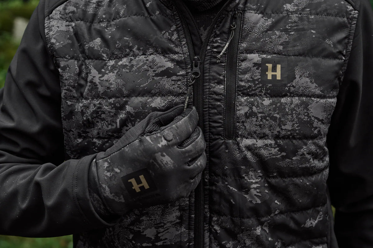 Härkila NOCTYX camo hybrid jacket - AXIS MSP®Black/Black