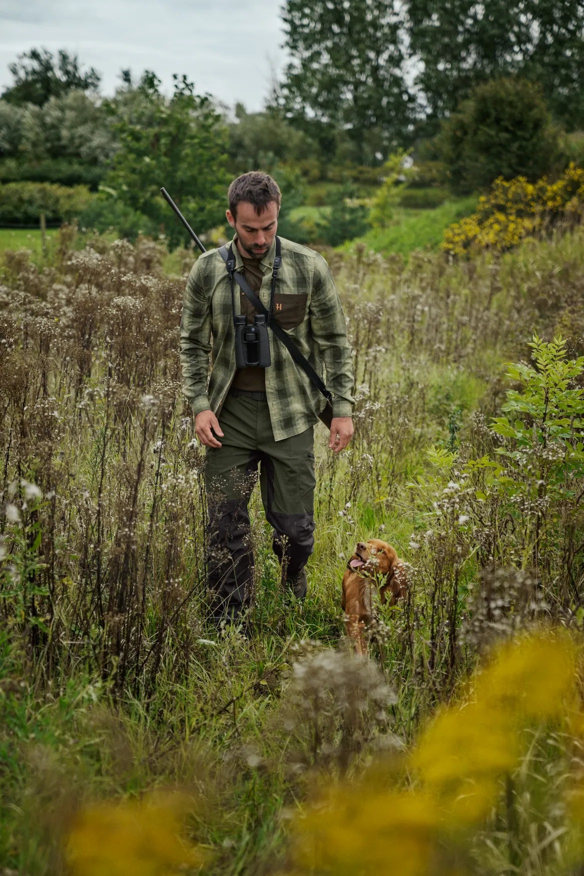 Ragnar trousers - Duffel green/Phantom