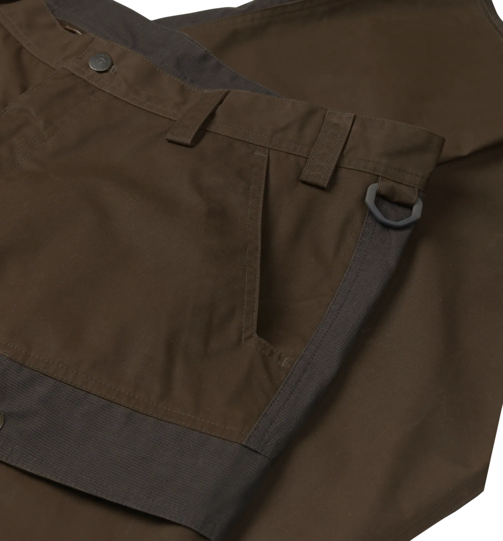 Asmund trousers - Willow green/Shadow brown