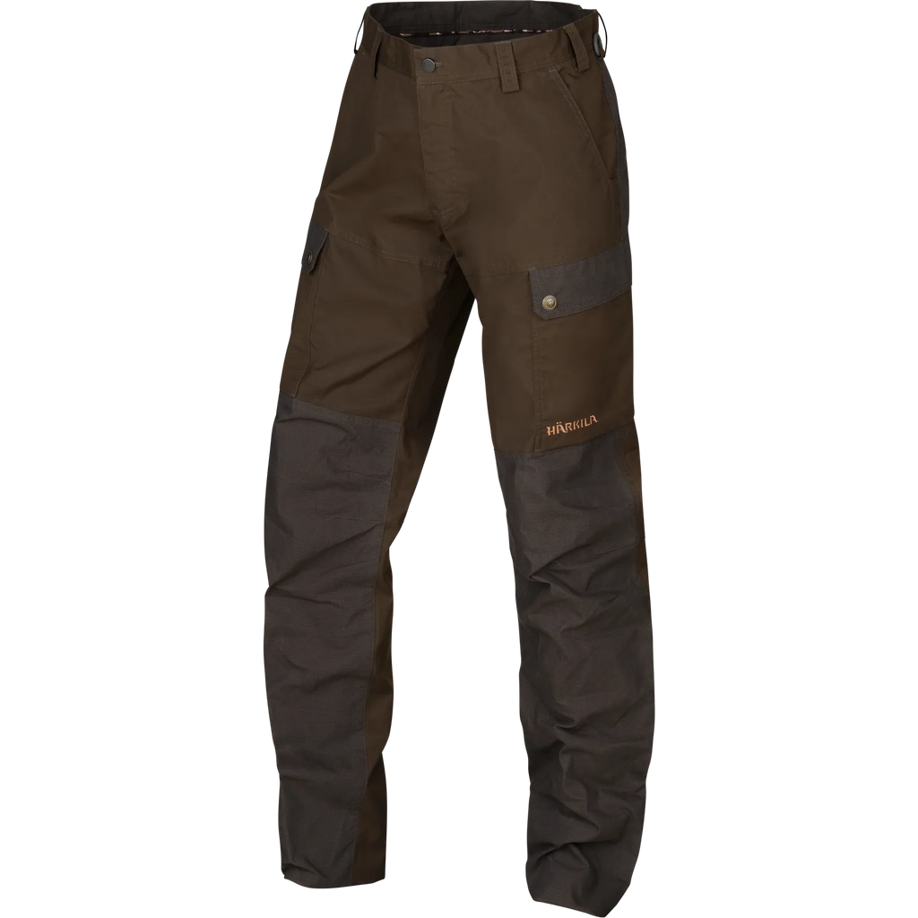 Asmund trousers - Willow green/Shadow brown