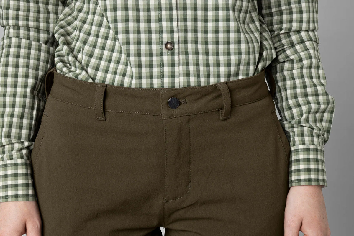 Retrieve Light trousers Women - Dark warm olive