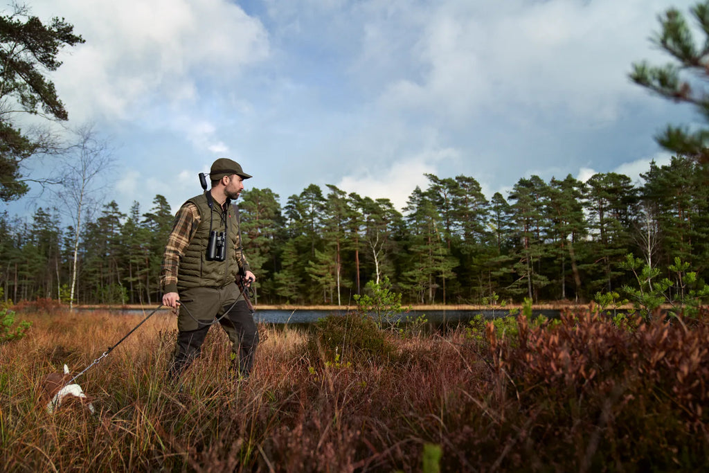 Driven Hunt HWS leather trousers - Willow green/Shadow brown