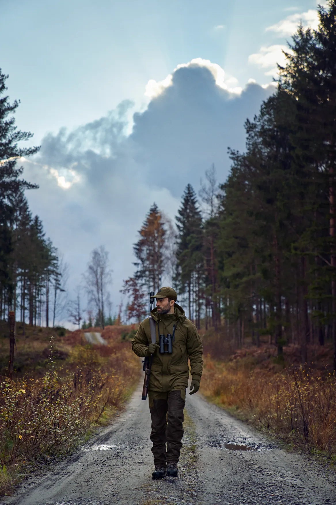 Driven Hunt HWS leather trousers - Willow green/Shadow brown