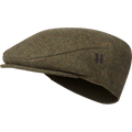 Kenmore Cl. flat cap - Forest green/Herringbone