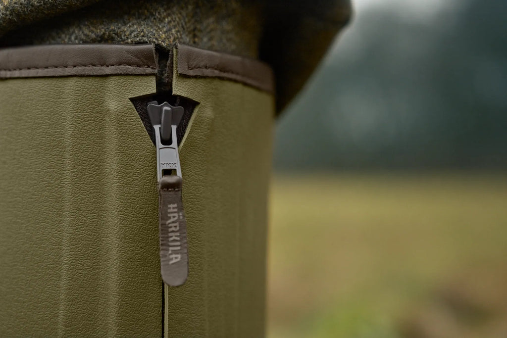 Forester Zip Rubber Boot - Dark olive