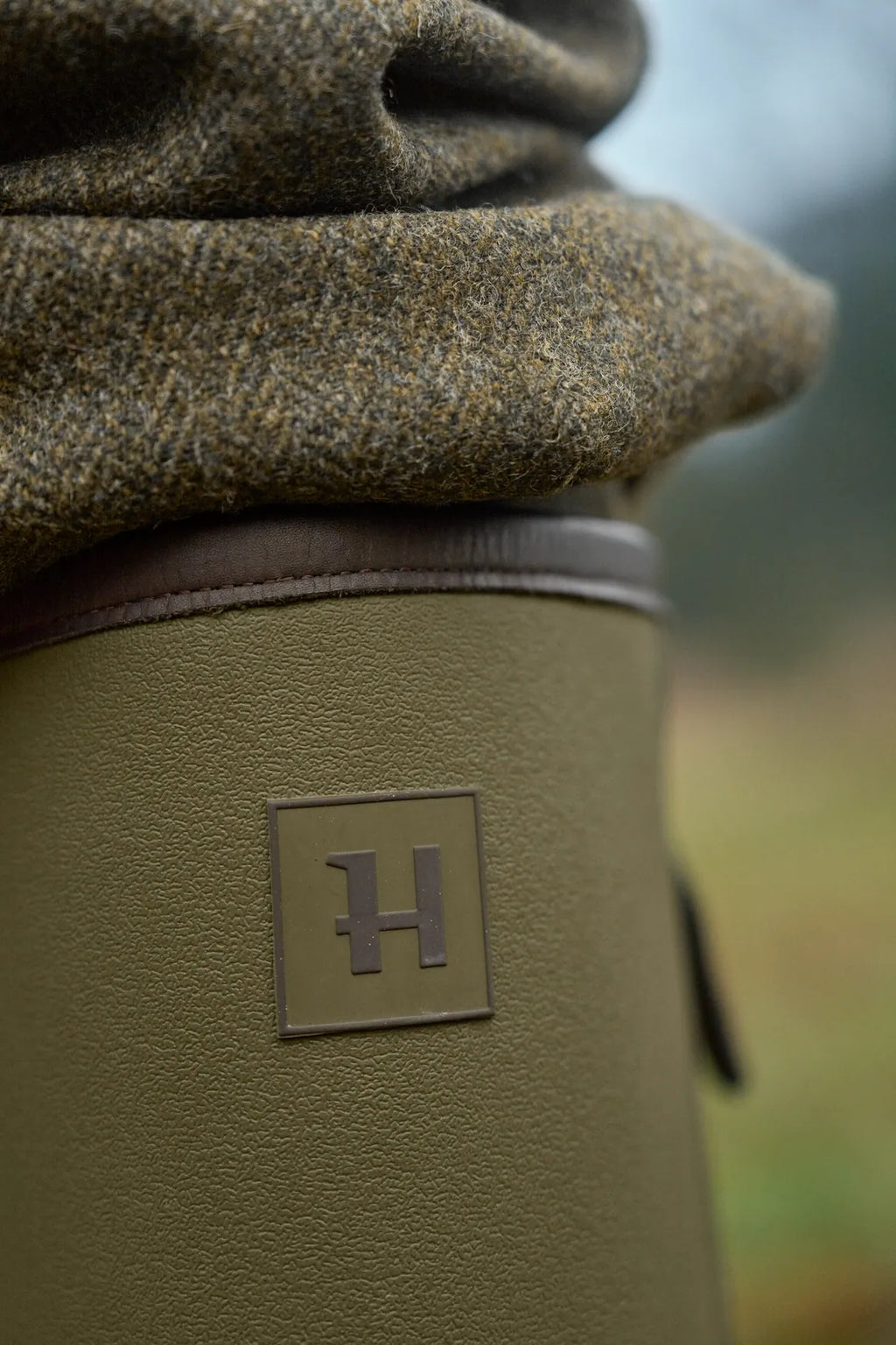 Forester Zip Rubber Boot - Dark olive