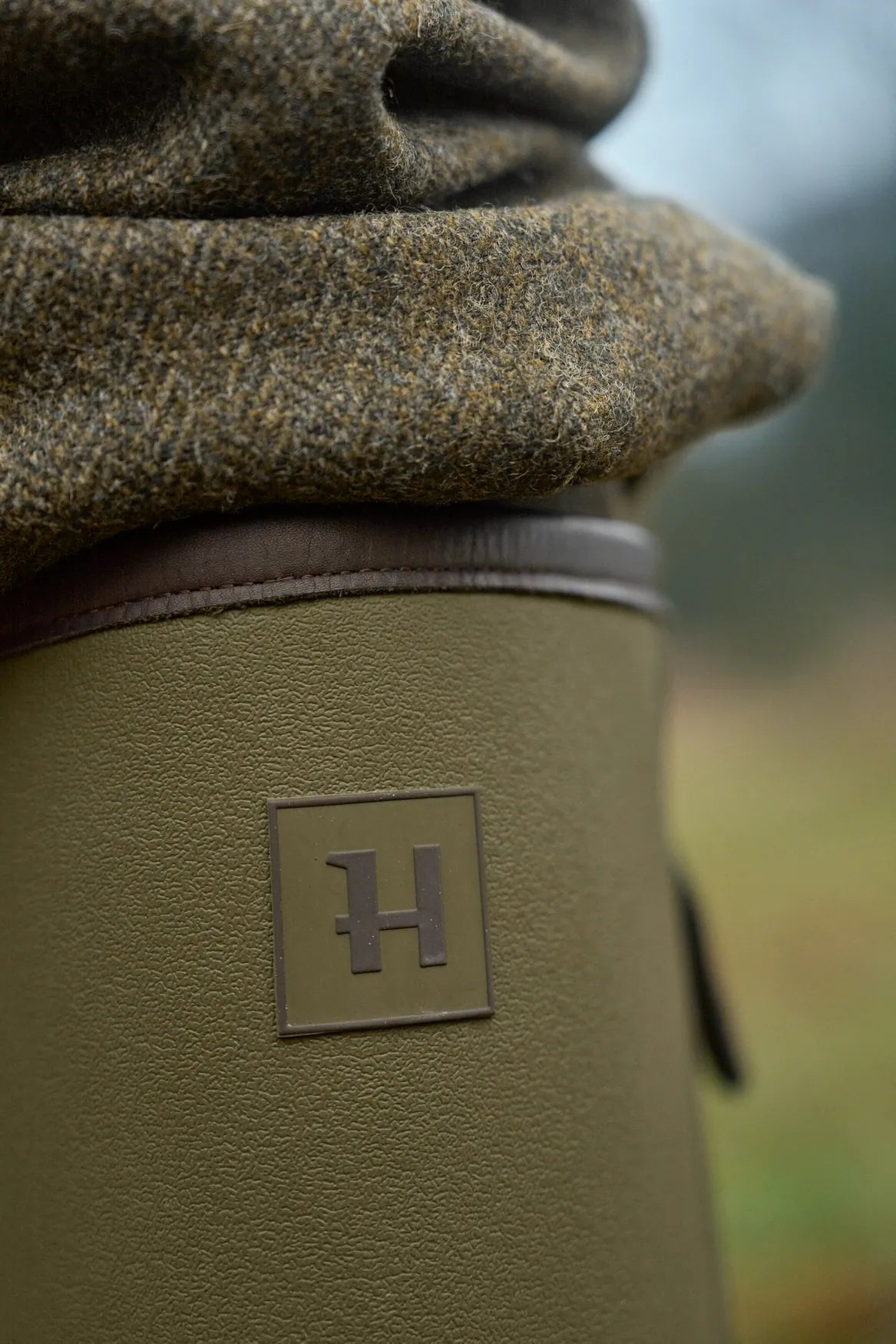 Forester Zip Rubber Boot - Dark olive