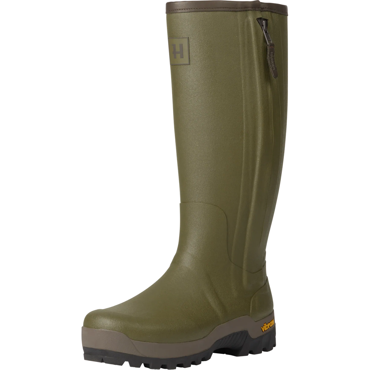 Forester Zip Rubber Boot - Dark olive