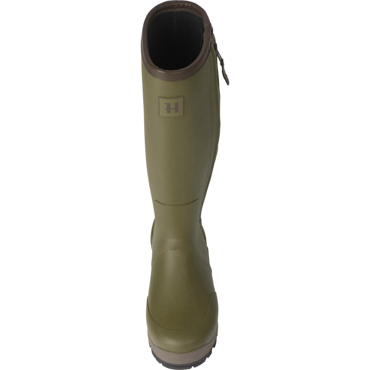 Forester Zip Rubber Boot - Dark olive