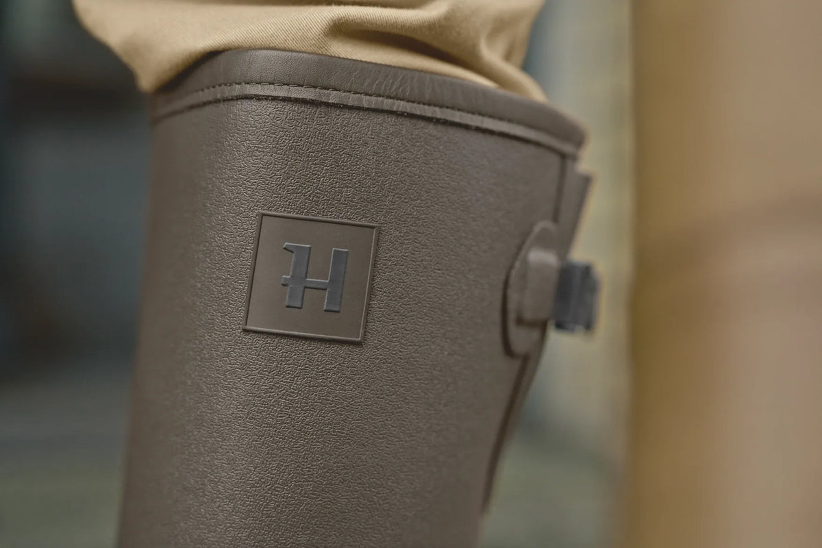 Forester Gusset Rubber Boot - Dark willow green