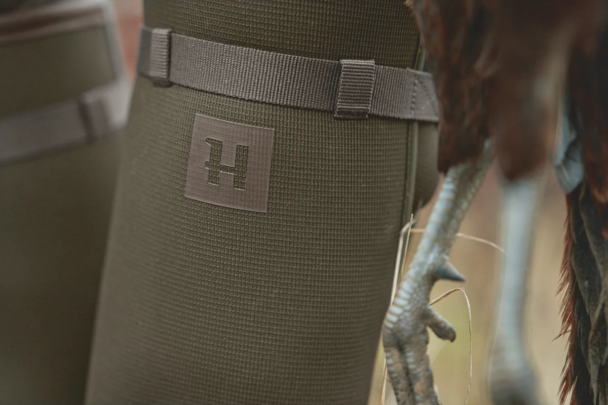 Forester Textile Rubber Boot - Willow green/Deep brown