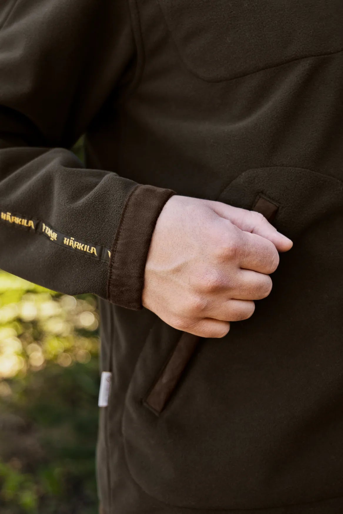 Kamko Regal rev. fleece jacket - Red/Brown