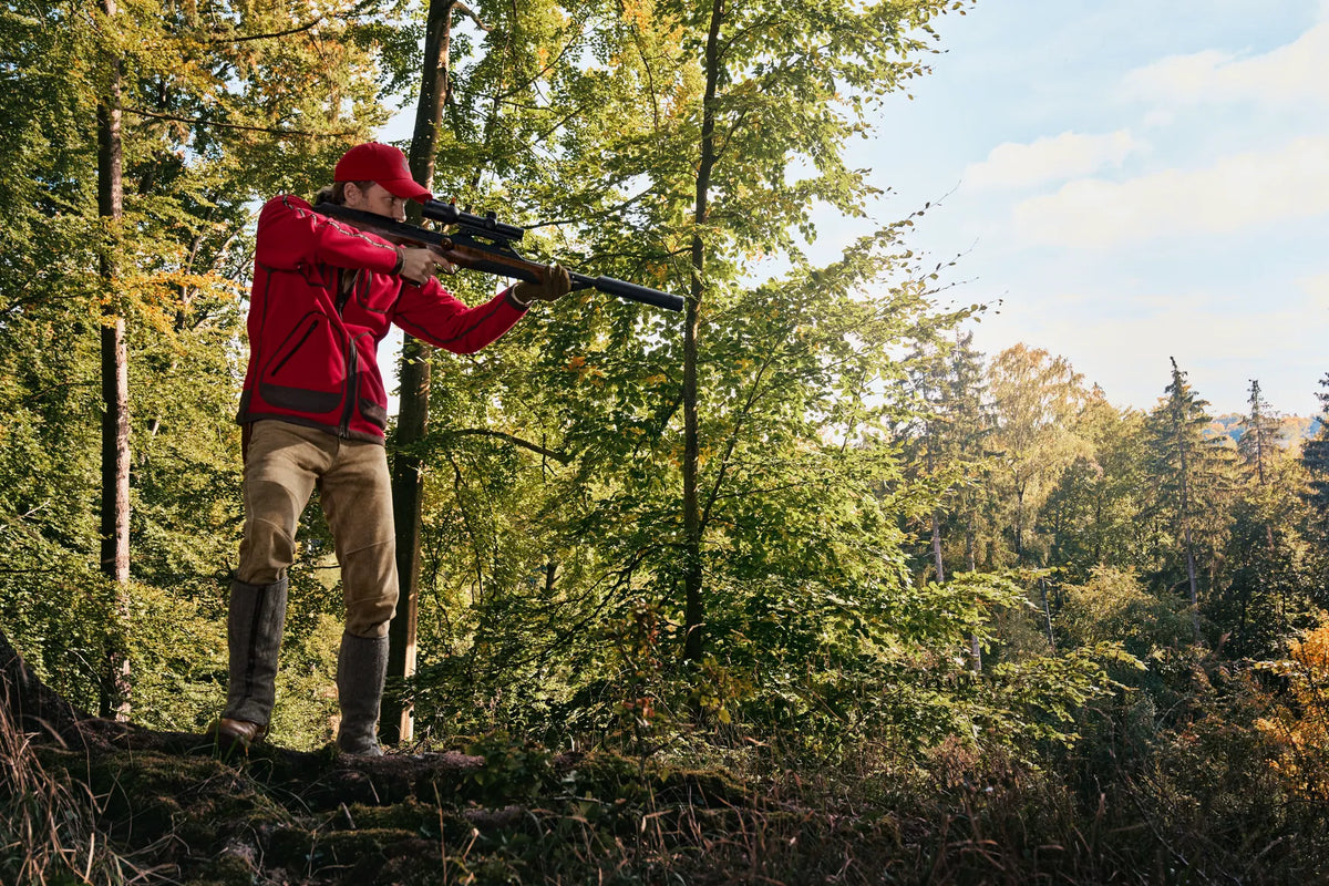 Kamko Regal rev. fleece jacket - Red/Brown