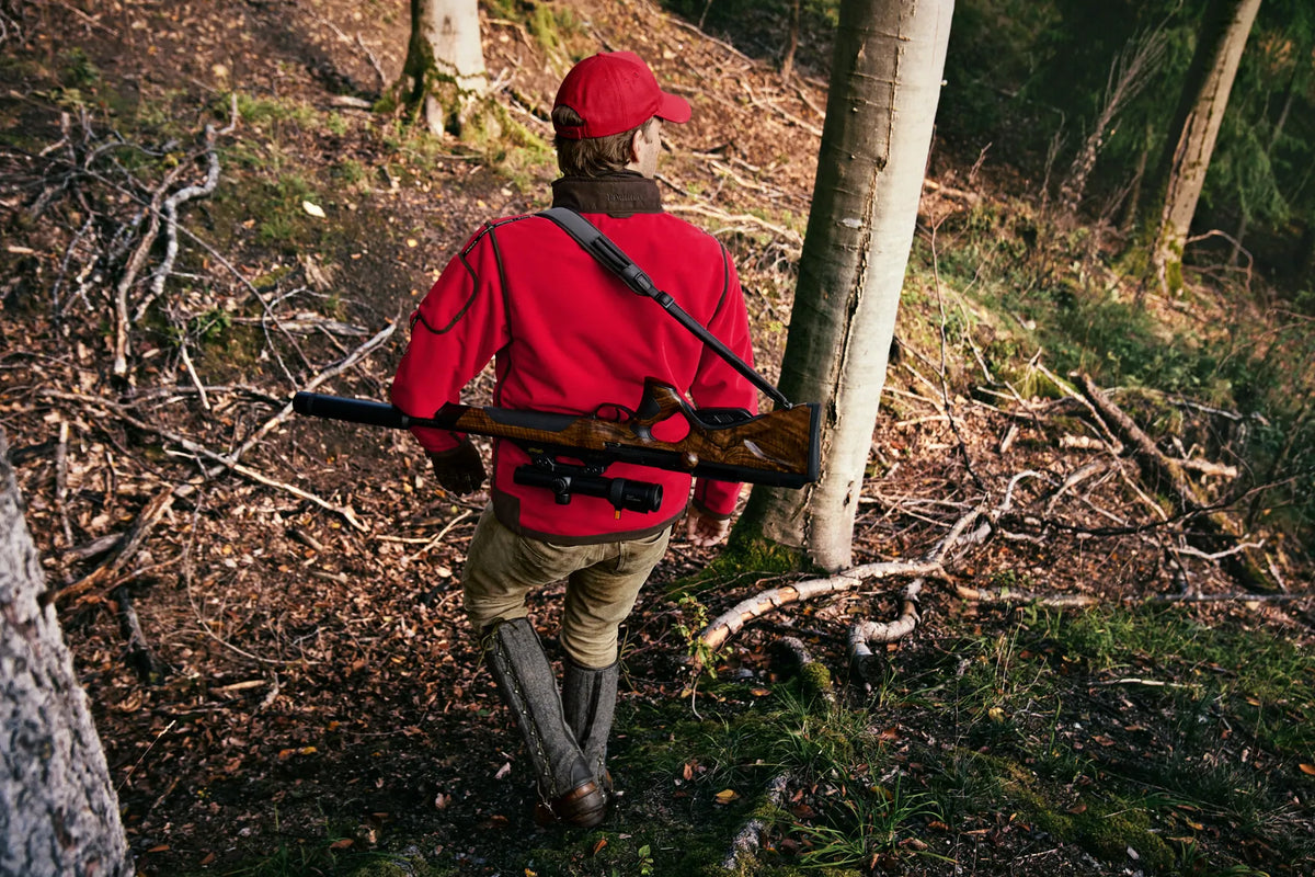 Kamko Regal rev. fleece jacket - Red/Brown