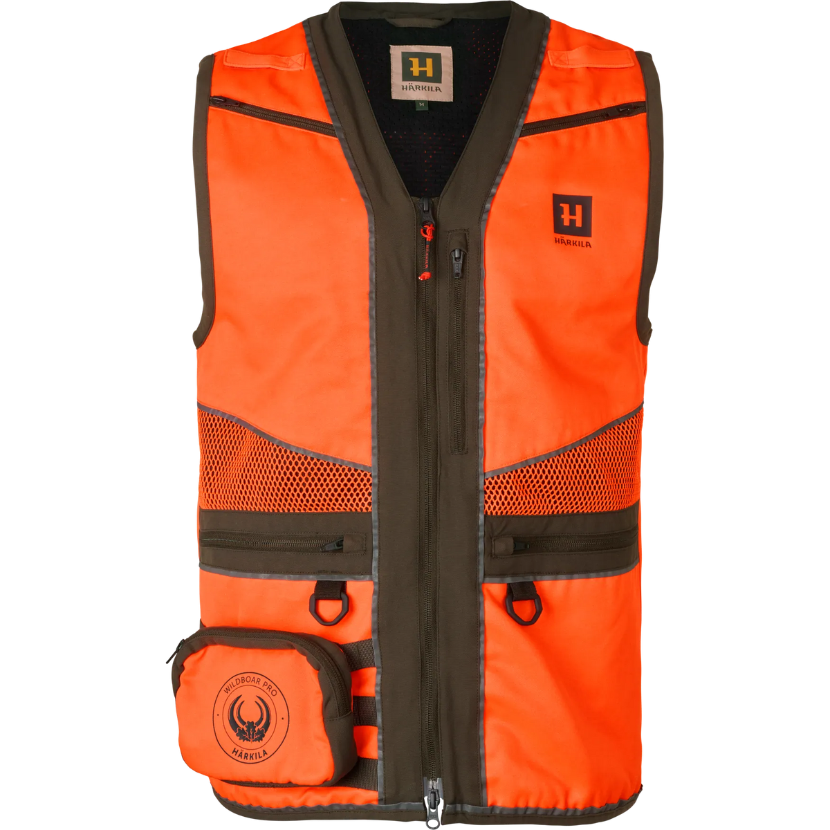 Wildboar Pro Blaze waistcoat - Orange blaze/Brown