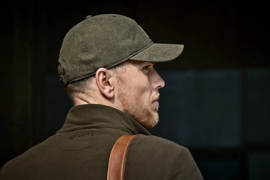 Härkila corduroy cap - Grape leaf