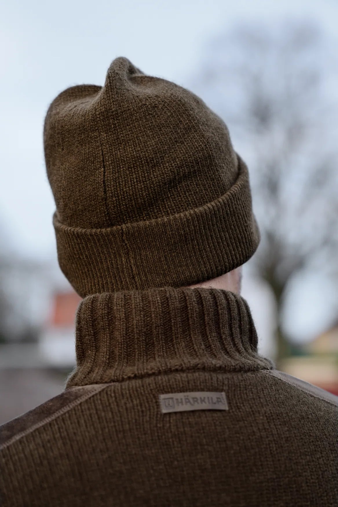 Annaboda WSP knit beanie - Willow green