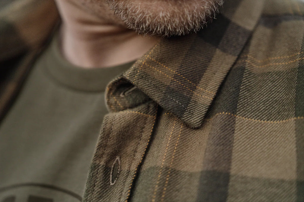 Asmund L/S shirt - Beech green check