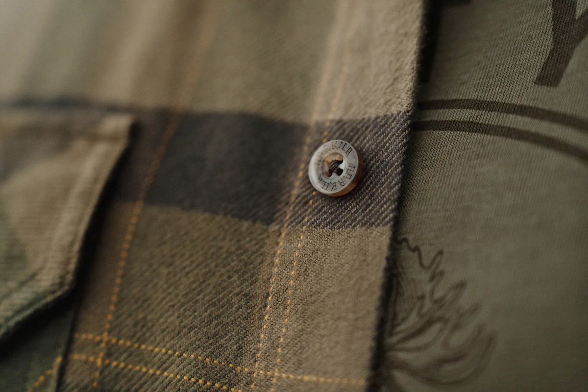 Asmund L/S shirt - Beech green check