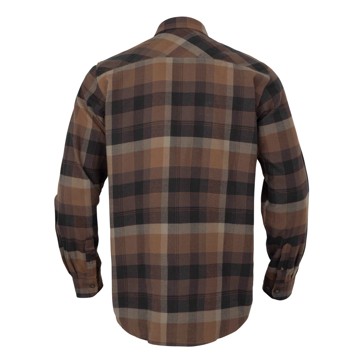 Asmund L/S shirt - Rust brown check
