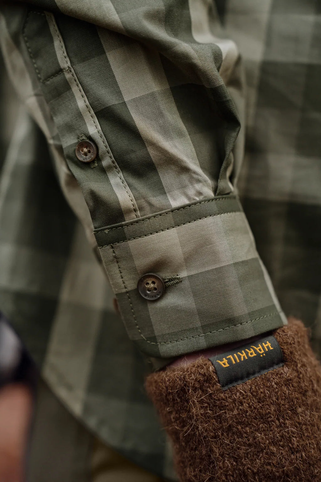 Akeena L/S shirt W - Forest night check
