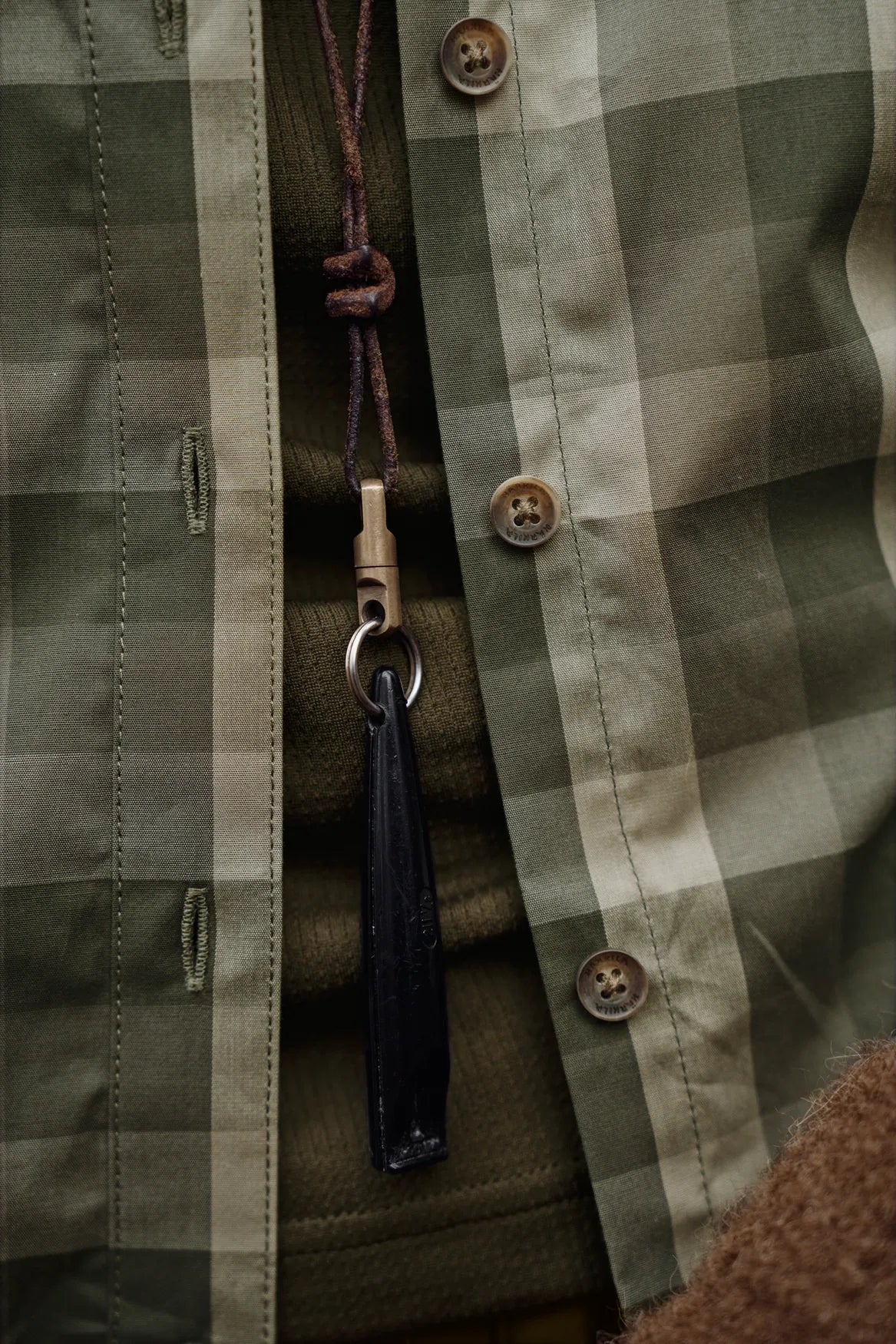 Akeena L/S shirt W - Forest night check