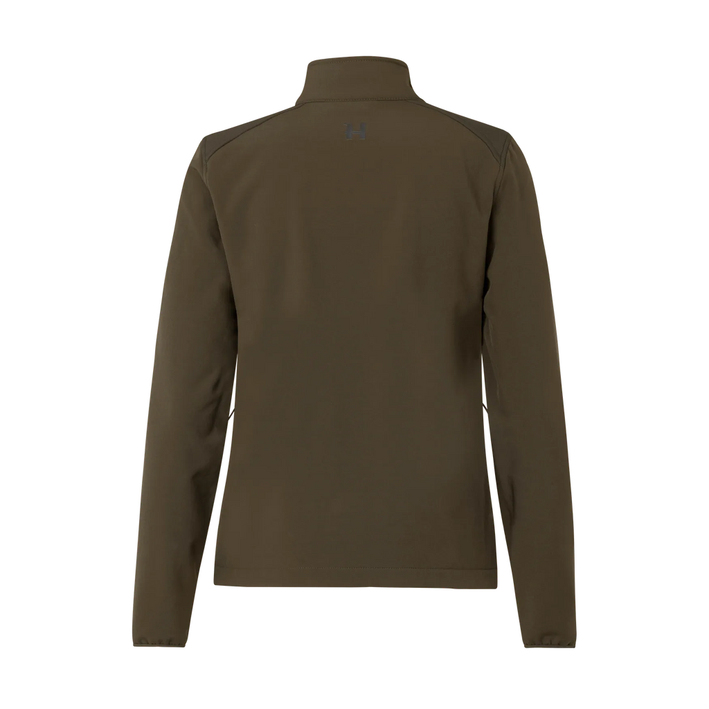 Härkila Scandinavian softshell jacket W - Willow green/Shadow brown
