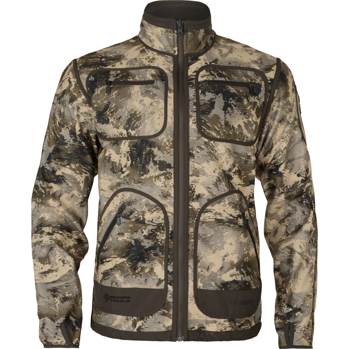 Kamko Mountain WSP rev. fleece jacket - AXIS MSP®Mountain/Shadow brown