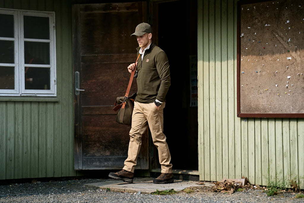 Fyrr fleece pullover - Willow green