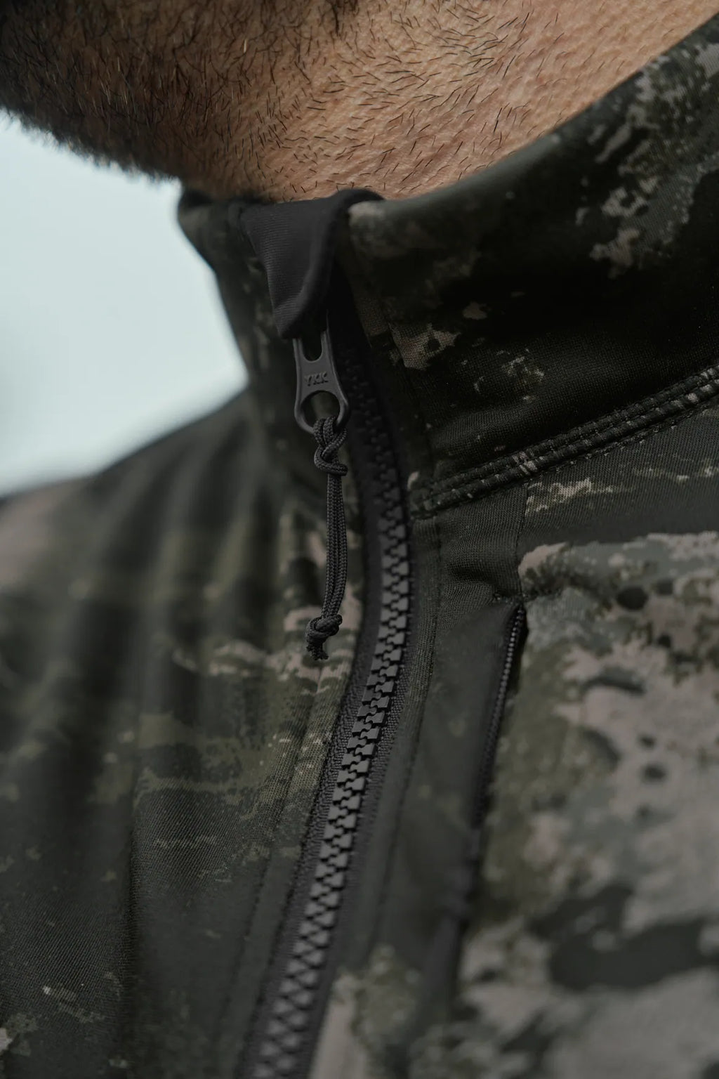 Härkila NOCTYX camo full zip fleece - AXIS MSP®Black