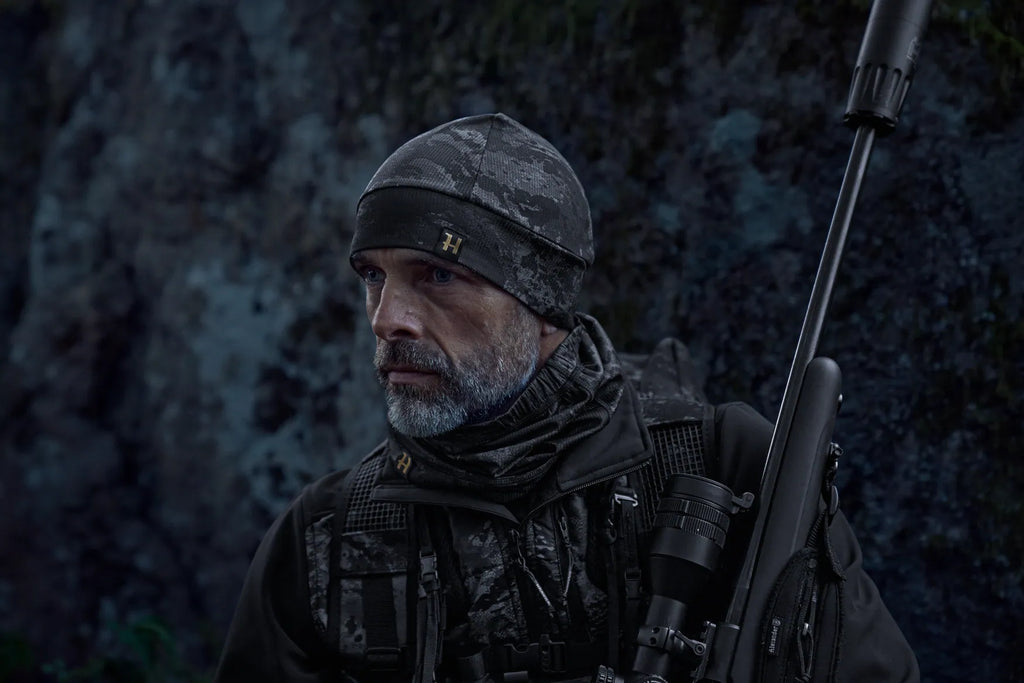 Härkila NOCTYX camo beanie - AXIS MSP®Black