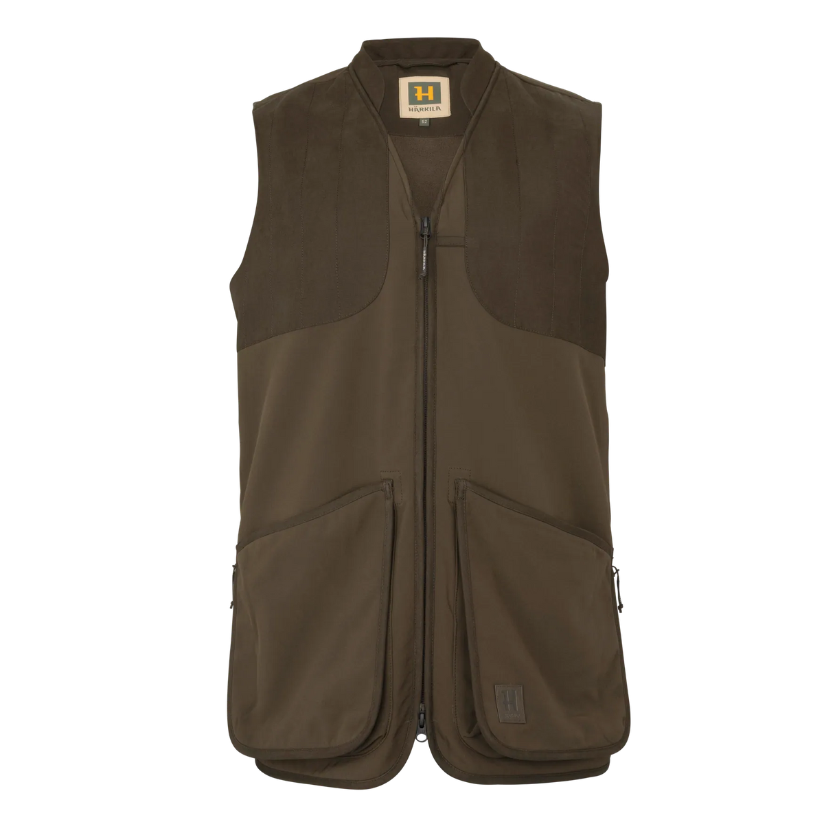 Skye shooting waistcoat - Willow green/Shadow brown
