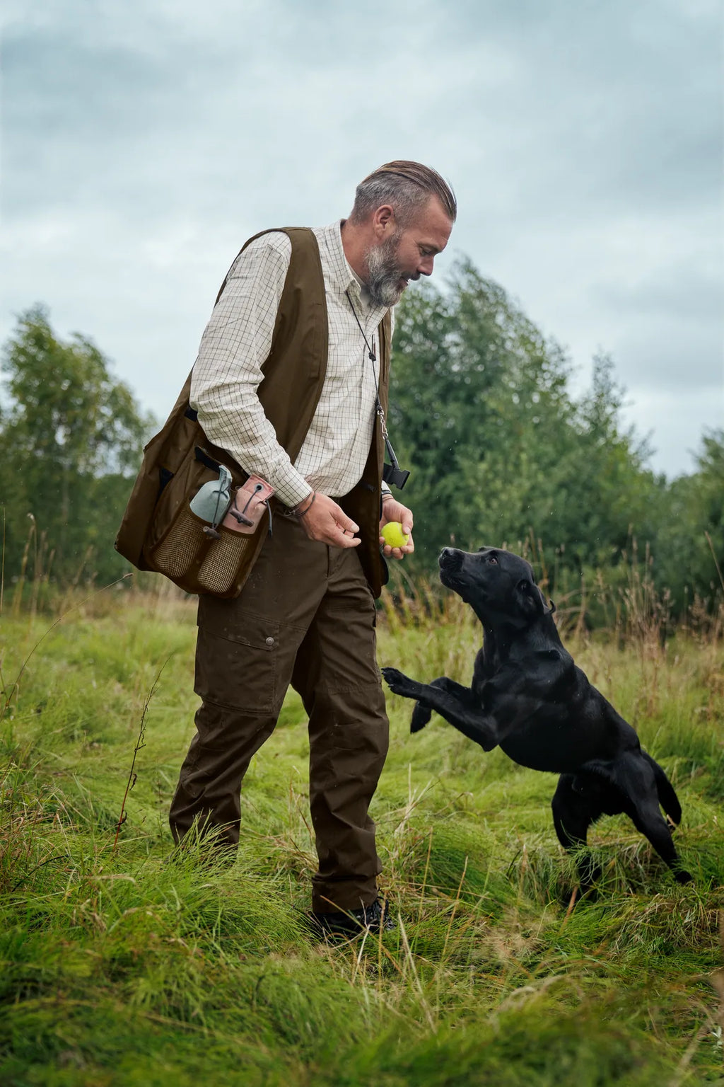Retrieve Dummy waistcoat - Warm olive