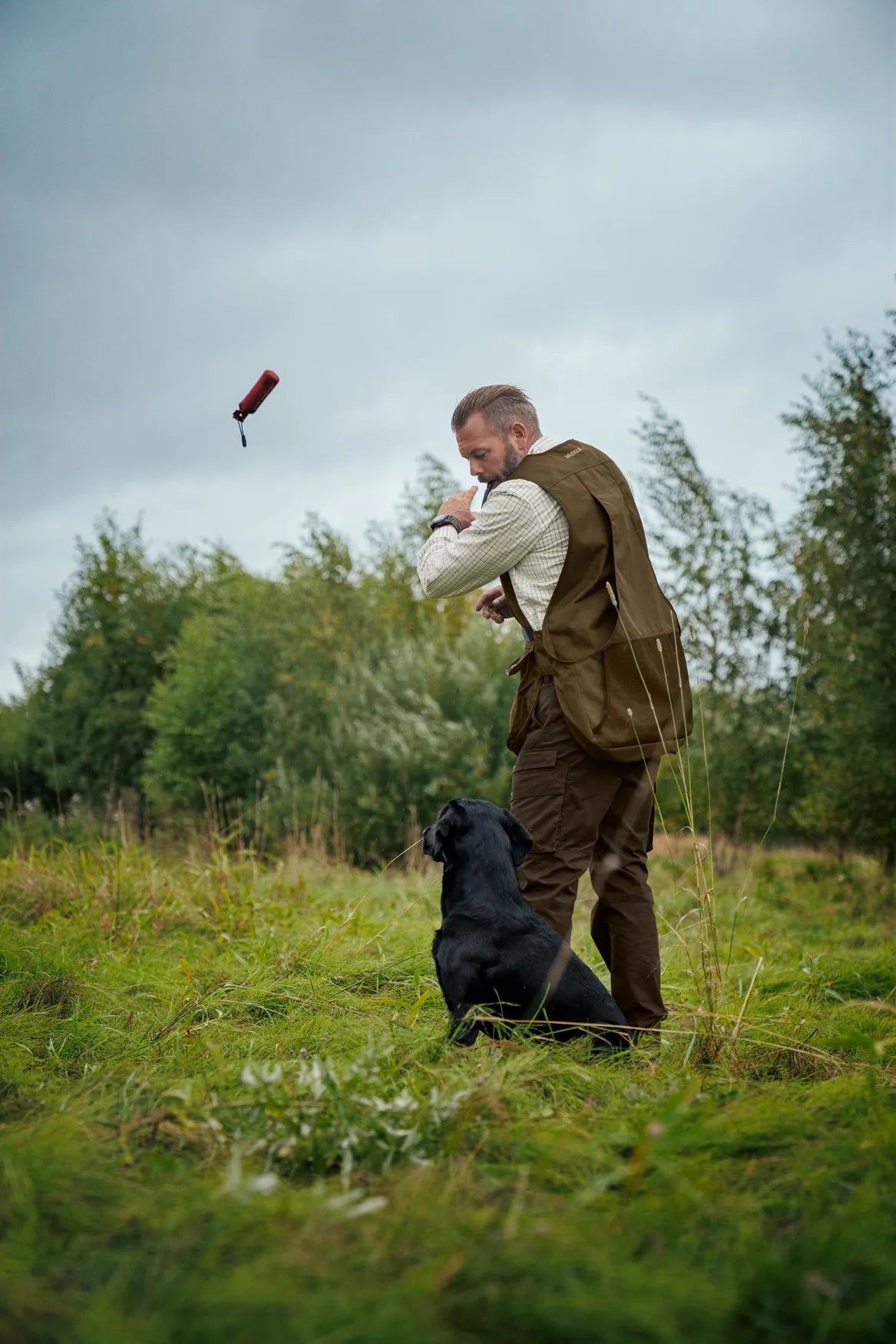 Retrieve Dummy waistcoat - Warm olive