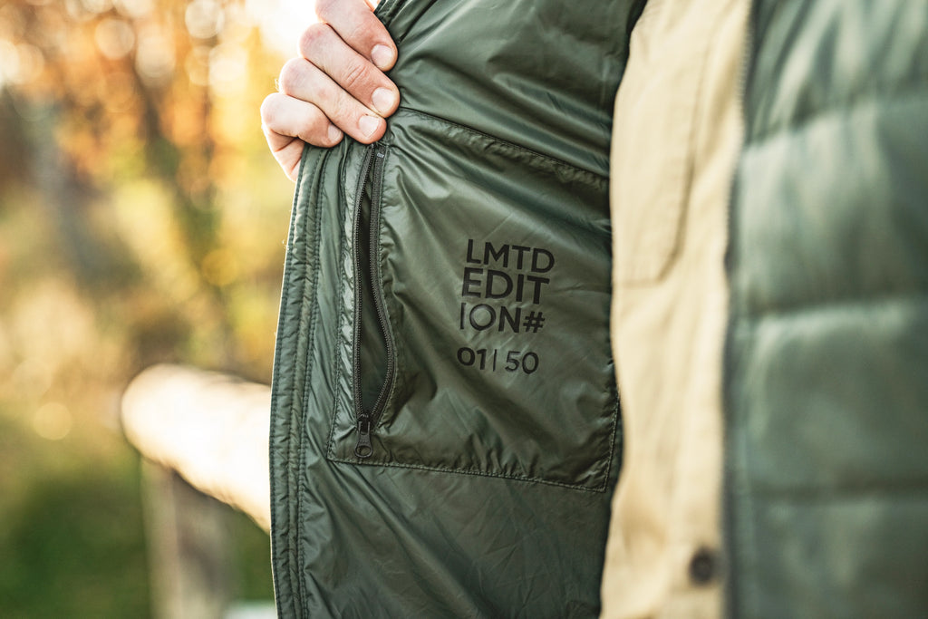Härkila One packable Eiderdown waistcoat - Cottage green