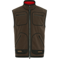 Kamko fleece waistcoat - Brown/Red