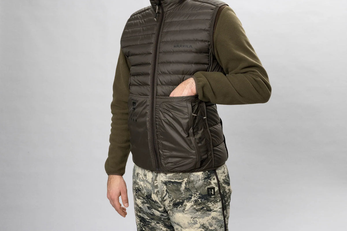 Mountain Hunter Expedition rev. Down waistcoat - AXIS MSP®Mountain/Shadow brown