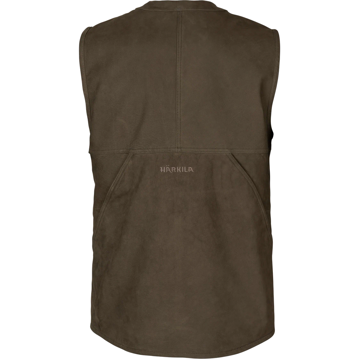 Pro Hunter leather waistcoat - Willow green