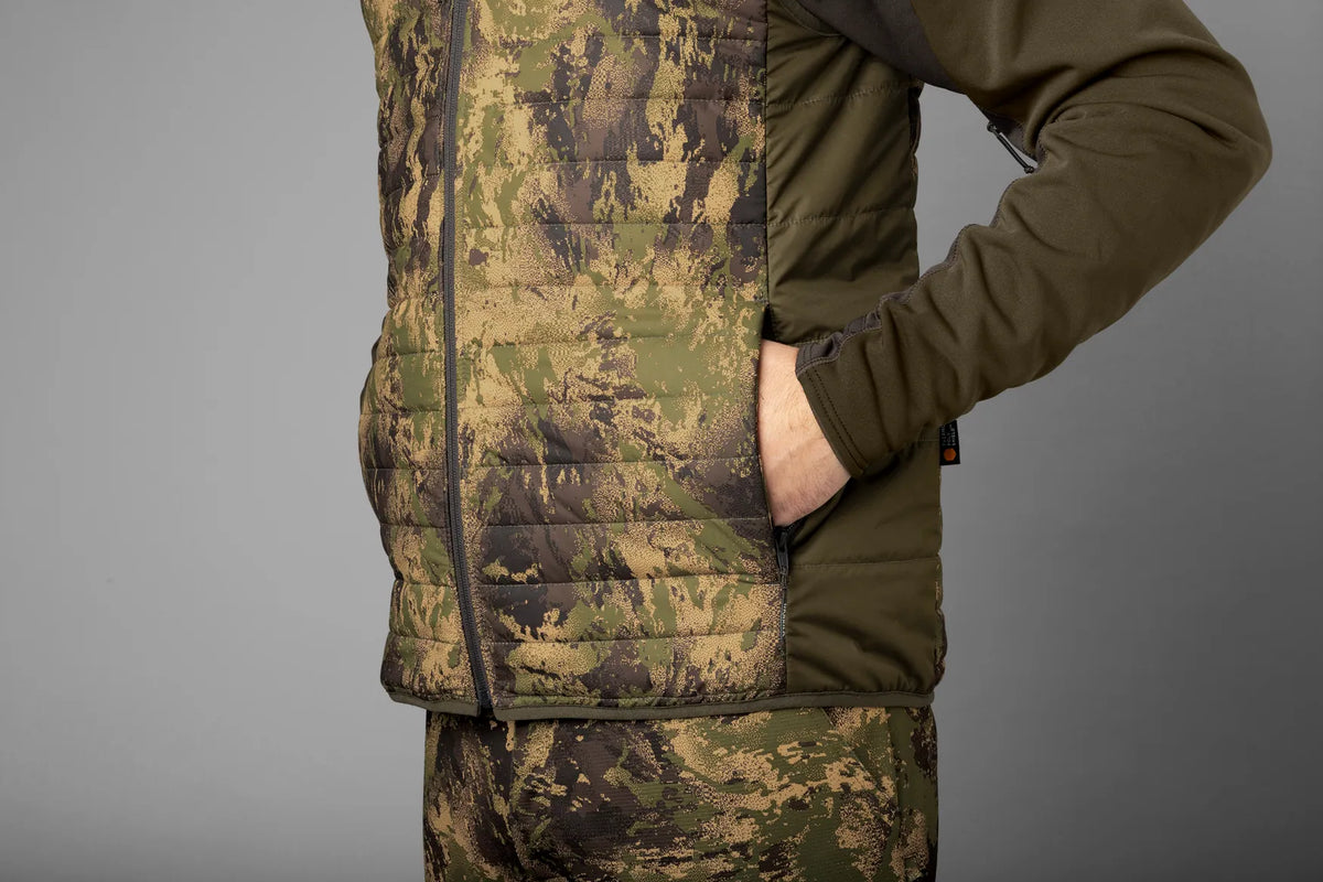 Deer Stalker camo reversible packable waistcoat - Willow green/AXIS MSP®Forest