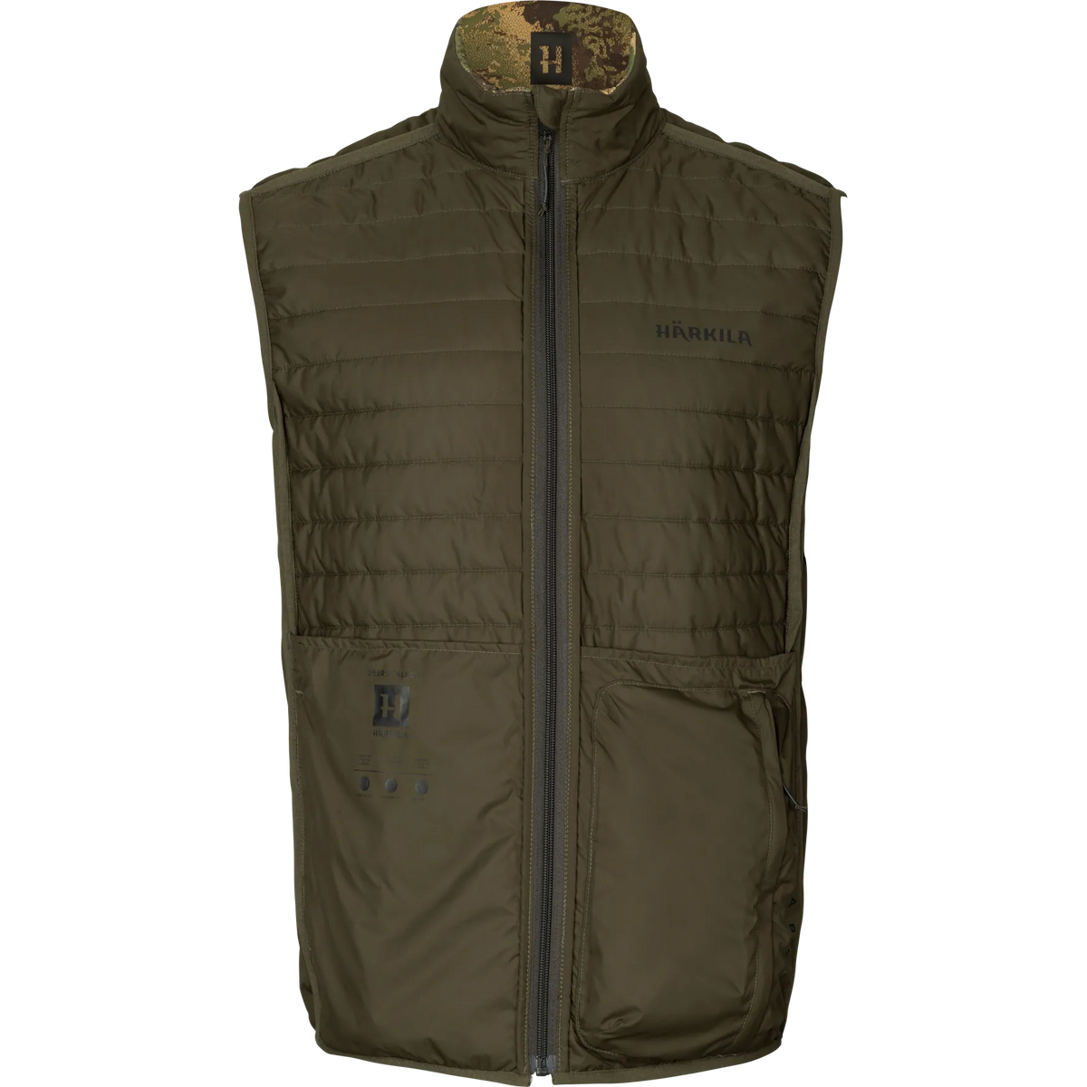 Deer Stalker camo reversible packable waistcoat - Willow green/AXIS MSP®Forest
