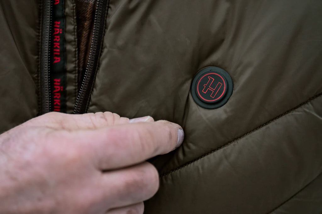 Härkila Heat Insulated waistcoat - Willow green/Shadow brown