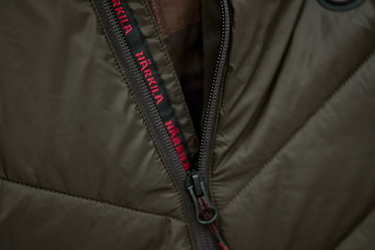 Härkila Heat Insulated waistcoat - Willow green/Shadow brown